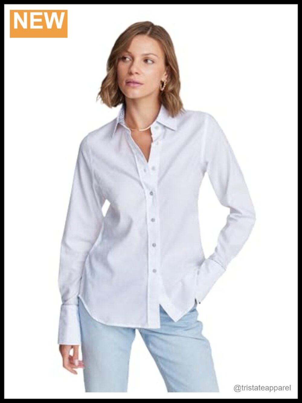 Robert Graham Women's Long Sleeve Woven Cotton Button Down Shirt